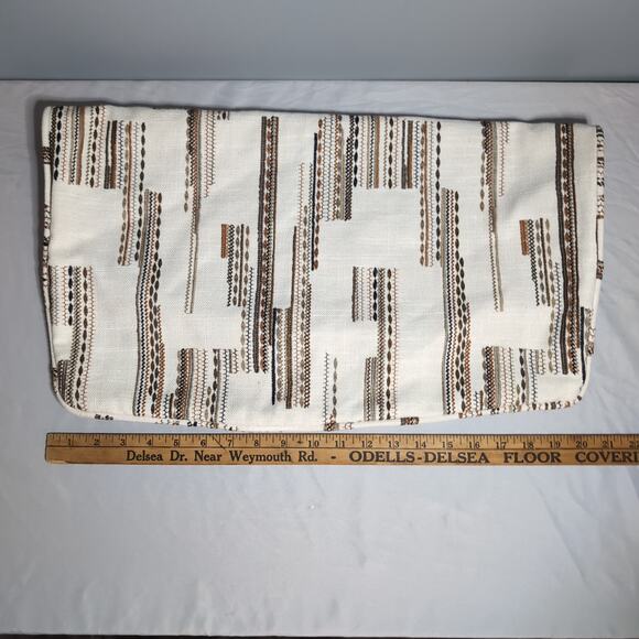 Set of 2 20 x 20 Square Throw Pillow Covers Cyprus Embroidered Reversable - Picture 7 of 7